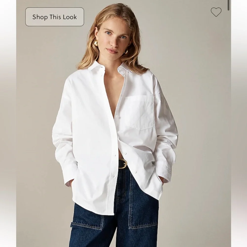 J. Crew | Petite Étienne oversized shirt in lightweight oxford - XSP - Picture 5 of 6